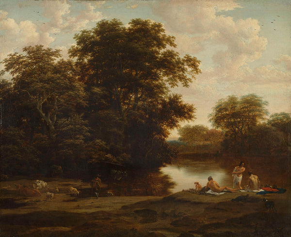 joris-van-der-haagen-1655-landscape-with-bathers-art-print-fine-art-reproduction-wall-art-id-at8mchq1p