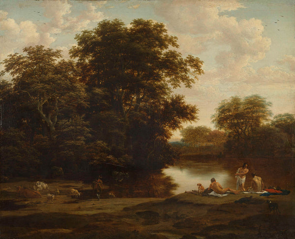 joris-van-der-haagen-1655-landscape-with-bathers-art-print-fine-art-reproduction-wall-art-id-at8mchq1p