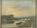 朱塞佩·卡内拉 1826 年波本宫和路易十六桥协和桥艺术印刷品美术复制品墙壁艺术