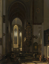 emanuel-de-witte-1668-פנים-של-דמיוני-קתולי-כנסייה-אמנות-הדפס-אמנות-רבייה-קיר-אמנות-id-at94z9cjv