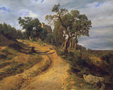 ferdinand-georg-waldmuller-1848-la-ruine-liechtenstein-près-de-moedling-art-print-fine-art-reproduction-wall-art-id-at9tgcrtp