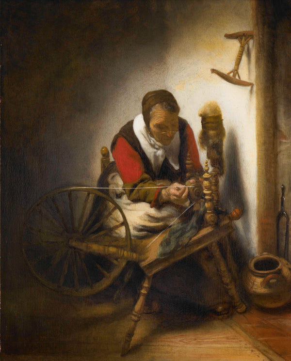 nicolaes-maes-1652-the-spinner-a-niddy-noddy-hanging-on-the-wall-art-print-fine-art-reproduction-wall-art-id-ata2razrm