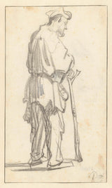 रेम्ब्रांट-वैन-रिजन-1629-छड़ी-सही-कला-प्रिंट-ललित-कला-पुनरुत्पादन-दीवार-कला-आईडी-एटीए37एफ3बी9-के साथ खड़ा आदमी