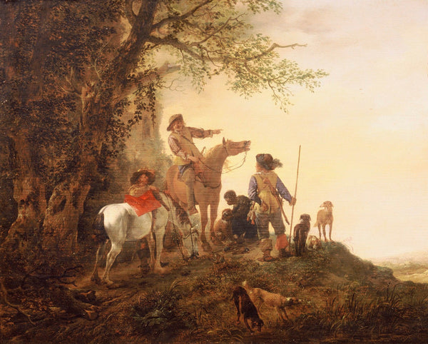 philips-wouwerman-1645-hunters-at-rest-art-print-fine-art-reproduction-wall-art-id-atal26iny