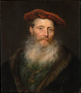 govert-flinck-1645-bradati-moški-z-žametno-kapo-umetniški-tisk-fine-umetniške reprodukcije-stenska-umetnost-id-atargswt6