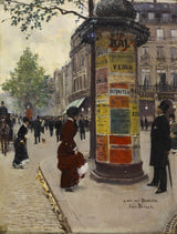 吉恩·贝劳1884巴黎·kiosk艺术印刷精细艺术复制墙艺术id atbeea2e2