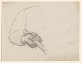 leo-gestel-1891-esboço-de-uma-mão-segurada-stick-art-print-fine-art-reprodução-arte-de-parede-id-atc1nwff7