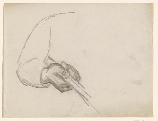 leo-gestel-1891-sketch-of-a-hand-holding-stick-art-print-fine-art-reproduction-wall-art-id-atc1nwff7