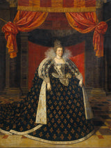 弗朗斯·普布斯-ii-1590-玛丽·德·梅迪西斯·亨利四世国王法国艺术印刷品美术复制品墙艺术 id-atc63uy18
