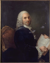 ecole-francaise-1743-dr-francois-quesnay-in-portreti-1694-1774-həkim-və-iqtisadçı-incəsənət-çapı-incəsənət-reproduksiya-divar sənəti