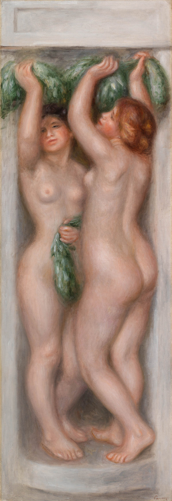 pierre-auguste-renoir-1910-caryatids-cariatides-also-called-two-bathers-decorative-panel-art-print-fine-art-reproduction-wall-art-id-atd08lwr7