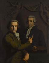 willem-bartel-van-der-kooi-1791-autoportret-pokazuje-na-portret-njegovog-pokojnog-umjetničkog-otiska-fine-umjetničke-reprodukcije-zidne-umjetničke-id-atd49zezv
