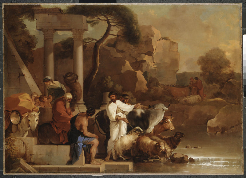 sebastien-bourdon-the-departure-of-jacob-art-print-fine-art-reproduction-wall-art-id-atdsvu16q