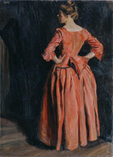wilhelm-thony-1911-damenbildnis-艺术印刷-美术复制-墙壁艺术-id-atecezi7c