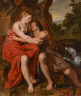 josse-de-pape-1629-venus-en-adonis-art-print-fine-art-reproductie-muurkunst-id-atehvqnkb