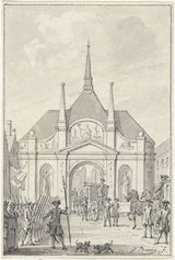 雅各布斯购买 1772 年法拉盛圣殿成立以庆祝艺术印刷精美艺术复制品墙艺术 id-atf78r04r
