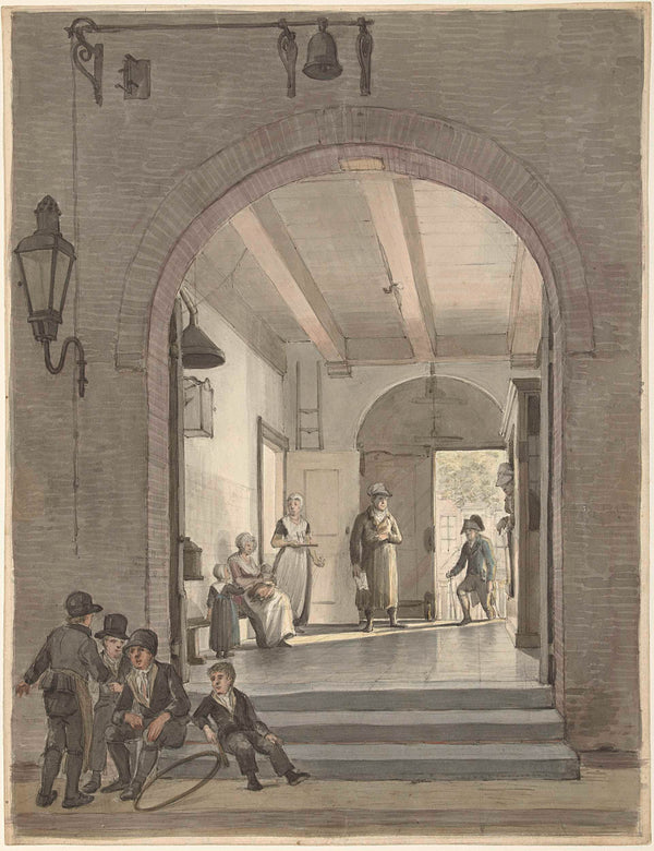 johannes-jelgerhuis-1780-the-entrance-to-the-diaconie-and-boarder-house-of-art-print-fine-art-reproduction-wall-art-id-atfa1k6c4