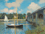 クロード・モネ-1874-アルジャントゥイユの橋-アート-プリント-ファインアート-複製-ウォールアート-id-atfw16jlj