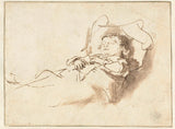 Rembrandt-van-rijn-1635-niño-durmiente-lámina-reproducción-de-arte-de-pared-id-atgglvlbb