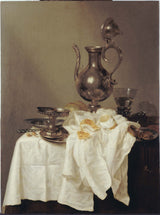 willem-claesz-heda-1643-still-life-with-pitcher art-print-fine-art-reproduction-wall-art