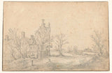άγνωστο-1610-ψηλό κτίριο-σε-τοπίο-τέχνη-εκτύπωση-fine-art-reproduction-wall-art-id-athdanf3h