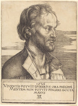albrecht-durer-1526-philip-melanchthon-art-print-reprodukcja-dzieł sztuki-wall-art-id-ati9hww10
