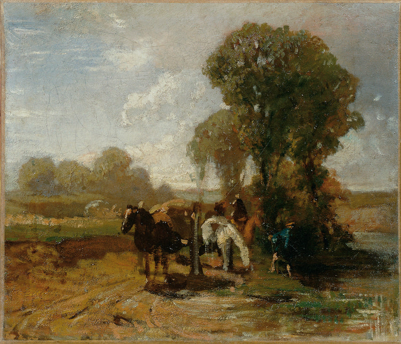 hans-von-marees-stop-at-the-watering-art-print-fine-art-reproduction-wall-art-id-atieoorxx