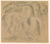 leo-gestel-1891-pokrajina-s-konji-umetniški-tisk-likovna-reprodukcija-stenske-art-id-atjtw3ify
