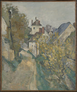 Paul-Cezanne-1872-ի-դոկտոր Գաշետի-տունը-օվեր-սյուր-Ուազ-արվեստ-տպագիր-նուրբ-արվեստ-վերարտադրություն-պատի-արվեստ-id-atkeuscur