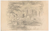jozef-israels-1834-bốn-vịt-trên-ngân hàng-nghệ thuật-in-mỹ thuật-sản xuất-tường-nghệ thuật-id-atkpsrrrm