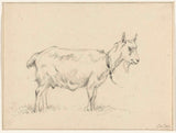Jean-Bernard-1809-站立山羊右藝術印刷美術複製品牆藝術 id atkwxcgvx
