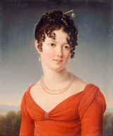 弗朗索瓦男爵-傑拉德-弗朗索瓦-1810-帕盧-侯爵夫人-德弗勒斯的安妮-亞歷山大的肖像半身像-1786-1832-藝術印刷品美術複製品牆藝術