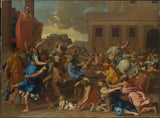 nicolas-poussin-1633-il-rapimento-delle-sabine-donna-stampa-d'arte-riproduzione-d'arte-wall-art-id-atrdfithm