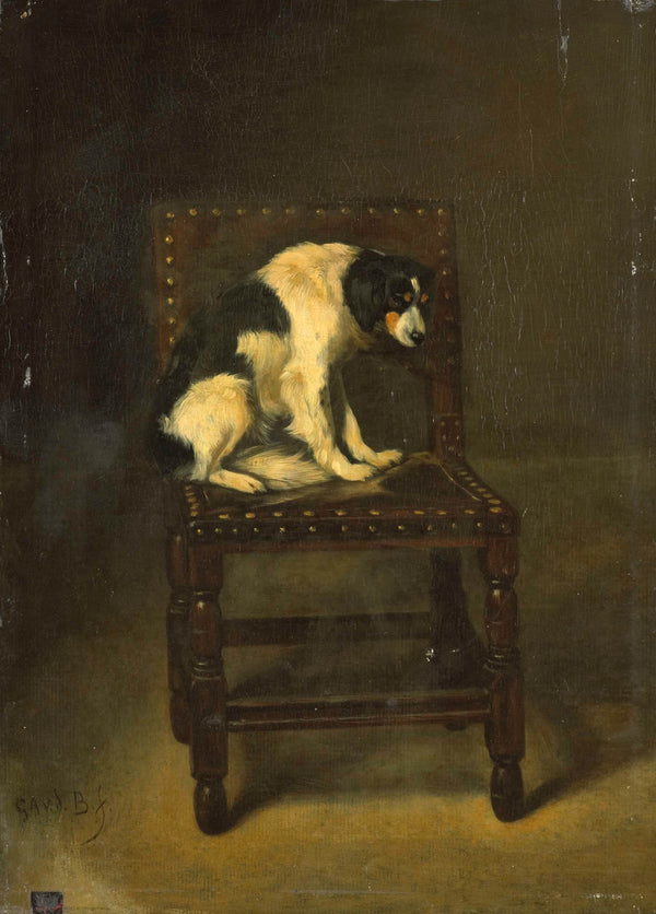 guillaume-anne-van-der-brugghen-1860-a-dog-on-a-chair-art-print-fine-art-reproduction-wall-art-id-atswxo6sa