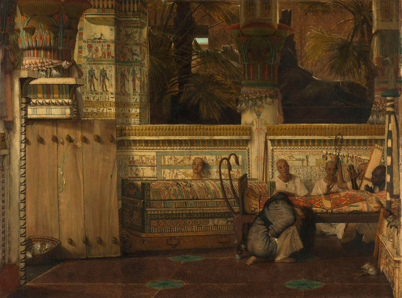 lawrence-alma-tadema-1872-the-egyptian-widow-art-print-fine-art-reproduction-wall-art-id-att2cfite