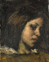 suze-robertson-1875的肖像，一个年轻的女人，艺术打印精美的艺术复制品，墙上的艺术idattihkibu