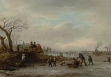 इसाक-वैन-ओस्टेड-1642-बर्फ-दृश्य-कला-प्रिंट-ललित-कला-पुनरुत्पादन-दीवार-कला-आईडी-attwdckuo
