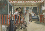 carl-larsson-1895-en-dagen-av-firande-från-hem-26-akvareller-konst-tryck-fin-konst-reproduktion-väggkonst-id-atw6pkbkp