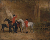 Бењамин Марсхалл-1808-лов на лисице-сцена-уметност-принт-ликовна-репродукција-зид-уметност-ид-ати1крмке