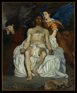 에두아르 마네-1864-죽은 그리스도-천사와 함께-예술-인쇄-미술-복제-벽-예술-id-aty87xv4v