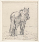 jean-bernard-1775-single-horse-obliquely-from-the-rear-art-print-fine-art-reproduction-wall-art-id-atz651bww