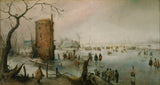 hendrick-avercamp-skating-near-a-town-art-print-fine-art-reproduction-wall-art-id-atze1163h
