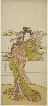 katsukawa-shunjo-1786-skådespelaren-segawa-kikunojo-iii-as-onatsu-in-the-play-kabuki-no-hana-bandai-soga-uppfördes-på-ichimura-teatern-i-the- tredje månaden-1781-konsttryck-finkonst-reproduktion-väggkonst-id-au0yh70gq