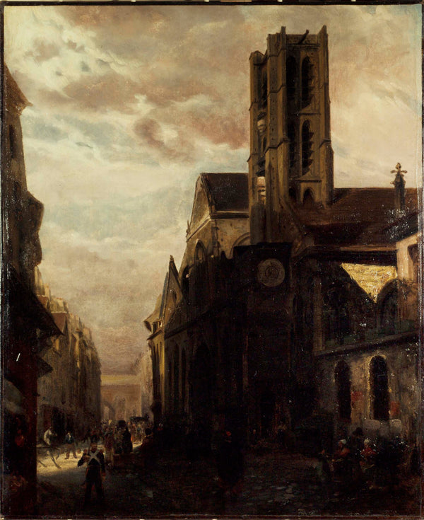anonymous-1830-the-church-of-saint-nicolas-des-champs-art-print-fine-art-reproduction-wall-art