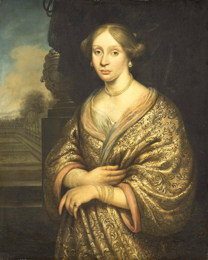 zacharias-blijhooft-1674-portrait-or-petronella-van-der-castle-1657-1682-art-print-fine-art-reproduction-wall-art-id-au255tad4