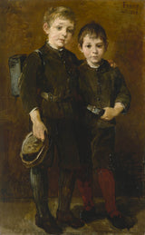wilhelm-marc-1884-portrét-synov-umelca-umelecká-tlač-výtvarná-umelecká reprodukcia-nástenné-art-id-au2a5g3oj