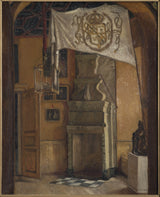恩斯特·約瑟夫森-1870-Gripsholm 的警衛室-藝術印刷品-美術複製品-牆藝術-id-au2ftis7t