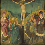 onbekend-1425-kruisiging-met-heiligen-cosmas-en-damian-kunstprint-fine-art-reproductie-muurkunst-id-au32rhexc