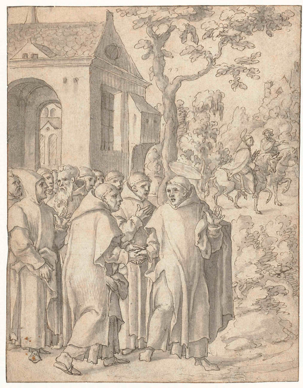 unknown-1500-saint-bruno-leaves-for-rome-art-print-fine-art-reproduction-wall-art-id-au3na7knk