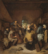 cornelis-pietersz-bega-1650-boeren-maken-muziek-en-dansen-kunst-print-kunst-reproductie-muur-kunst-id-au60vubni